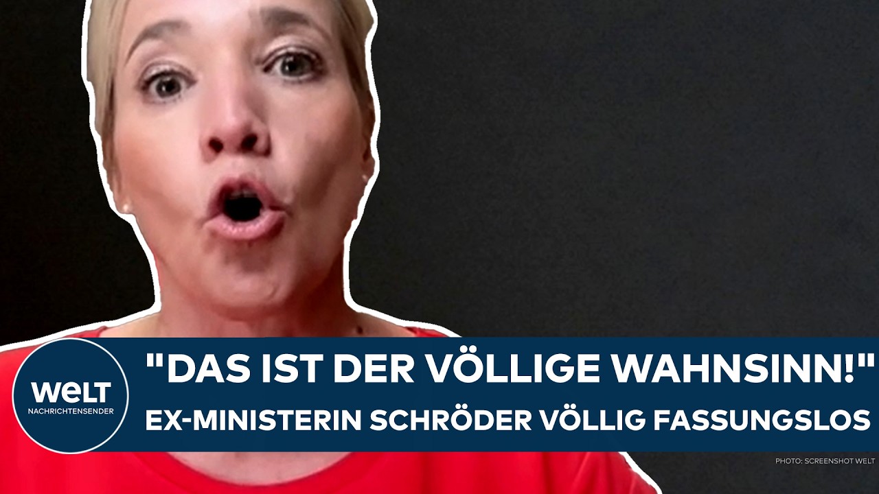 DEUTSCHLAND: "Das ist der völlige Wahnsinn!" Kristina Schröder ist völlig fassungslos!