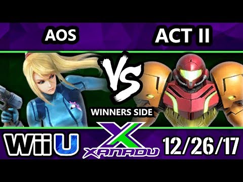 S@X 234 Smash 4 - AoS (ZSS, Mario) Vs. Act II (Samus) - SSB4 Winners Side - Smash for Wii U.