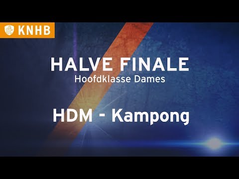 Halve finale NK Zaal 1: hdm D1 - Kampong D1