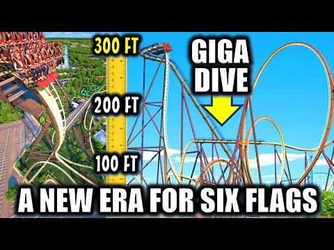 The First GIGA DIVE Coaster Represents a New Era for Six Flags | Tormenta Rampaging Run