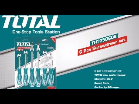 Features & Uses of Total Screwdriver Set 6pcs