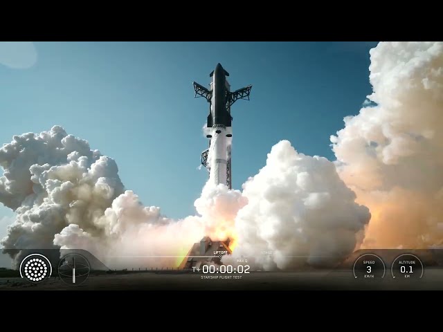 LIFTOFF! SpaceX Starship 12th Flight Test SDDEFAULT Thumbnail