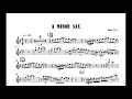 Sonny Stitt - A Minor Sax (Transcription)