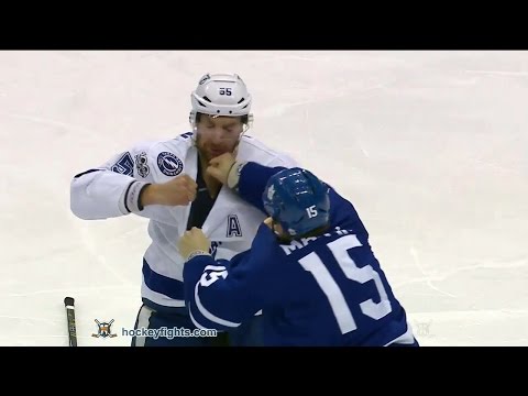 Braydon Coburn vs Matt Martin