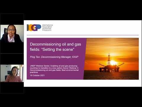 Decommissioning Oil & Gas Facilities and Infrastructure (Theme 5)