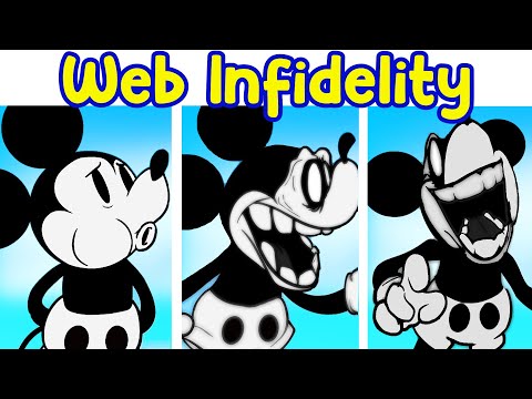 Friday Night Funkin' VS Mickey Mouse (Wednesday's Infidelity) FULL Week (FNF Mod)