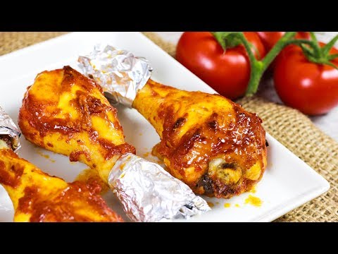 Juicy marinated chicken thighs in the oven