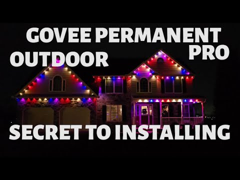 DIY: Easy Govee Permanent Outdoor Lights Pro | Watch for a Fast & Easy Install!