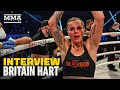 BKFC's Britain Hart Explains Viral Post-Fight Interview After Beating Paige VanZant - MMA Fighting
