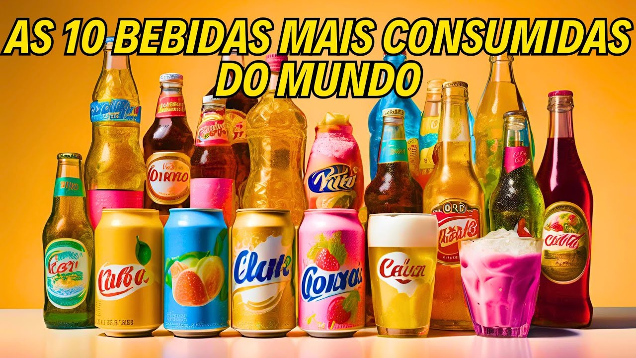 TOP 10 BEBIDAS MAIS CONSUMIDAS DO MUNDO! 🍹🌍