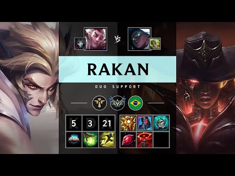 Rakan Support vs Senna - BR Challenger Patch 25.15