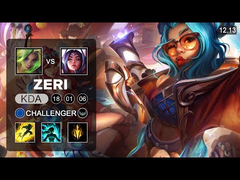 FNC Upset Zeri vs Ezreal ADC - EUW Challenger - Patch 12.13 Season 12