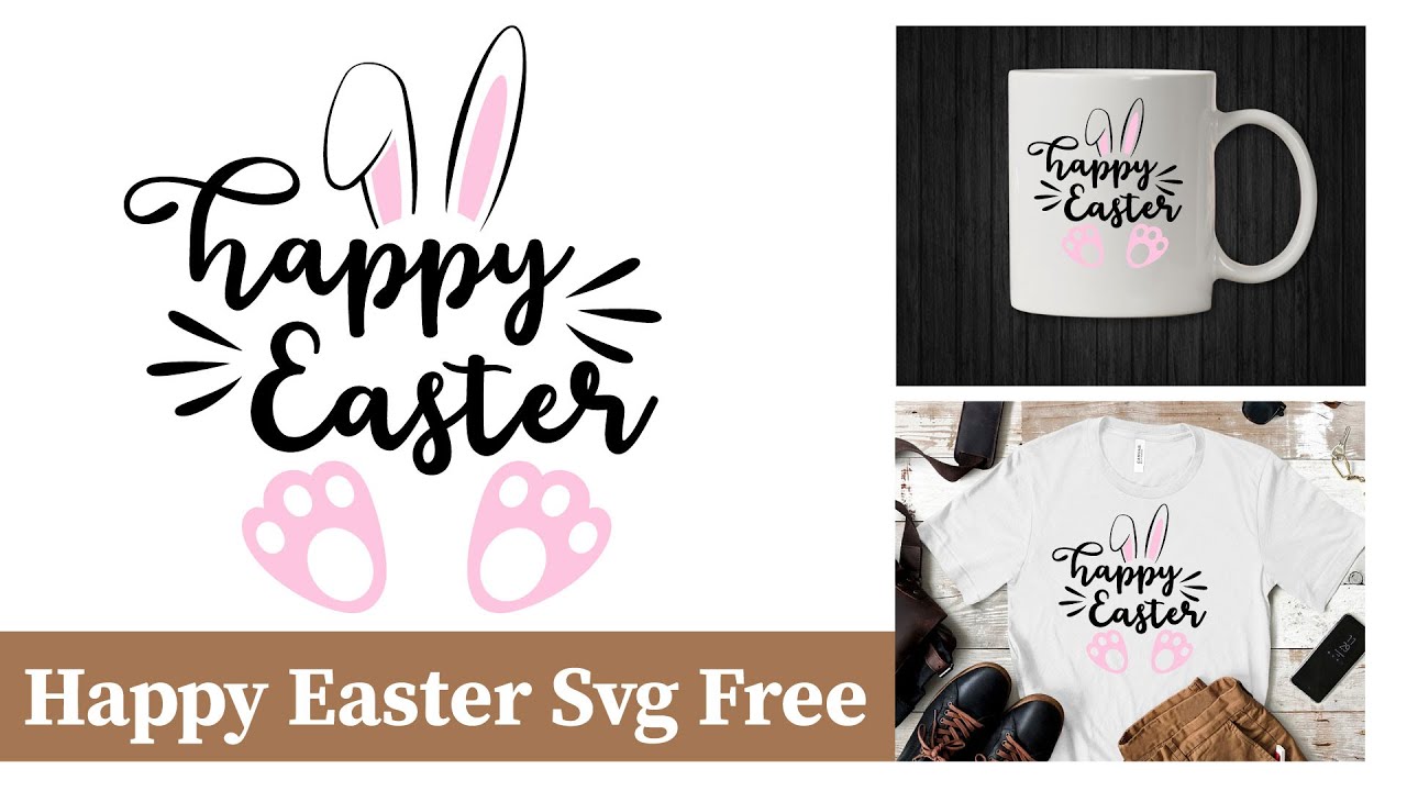 Happy Easter Svg Free | Free Easter Bunny Svg | Easter PNG | Easter CLIPART Free Download