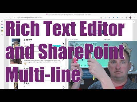 Power Apps Rich Text Editor Control and SharePoint multiple lines of text