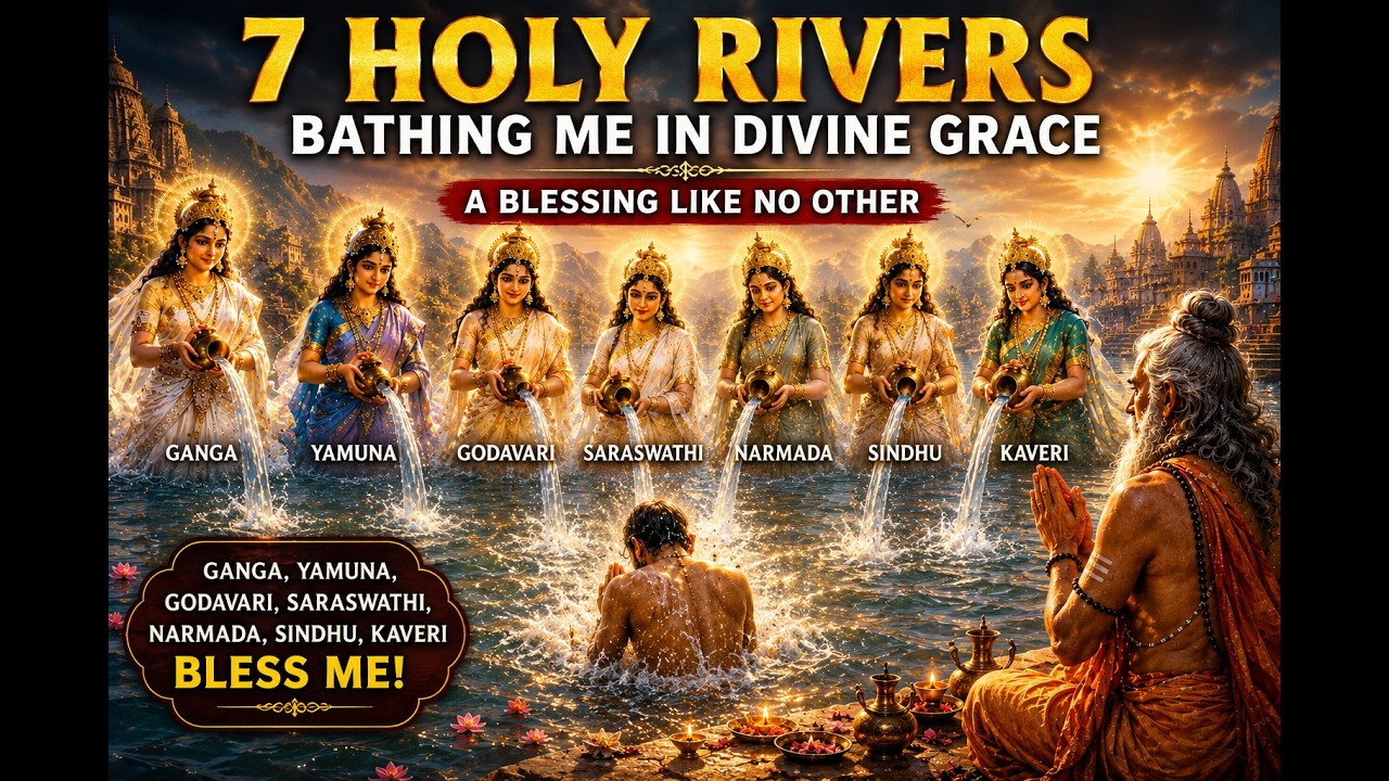 7 Holy Rivers |  Saptahiha Subashitham | 14th Week | Sanskritforall