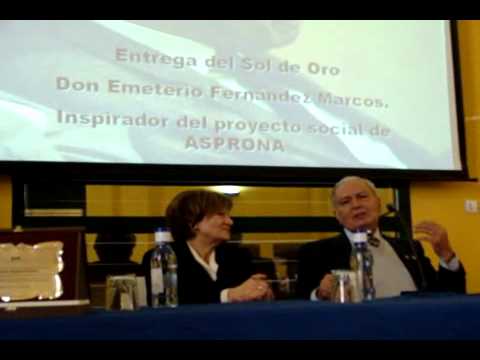 V Encuentro de Familias de Asprona - Sol de Oro D. Emeterio Fernández Marcos
