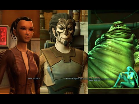 SWTOR: Bounty Hunter Class Story - Part 1: Hutta | ♂️ Male Cathar | 🔵 Light Side