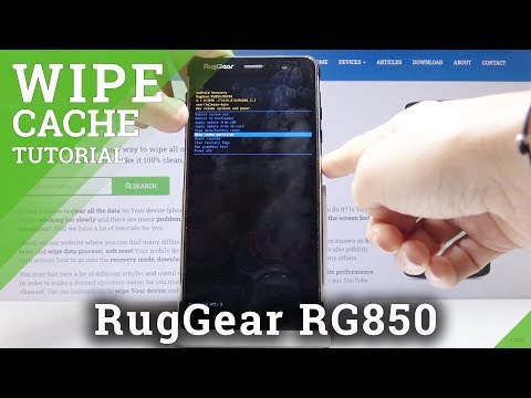 How to Wipe Cache Partition in RUGGEAR RG850 – Format Temporary Cache Files