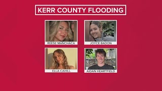 Four young adults, including three Kelly High School graduates missing in Hunt following flooding