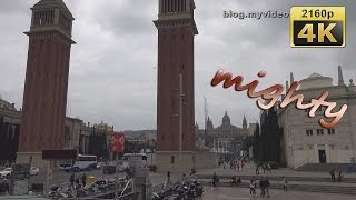 Barcelona, City Tour by Bus, Red Line - Spain 4K Travel Channel