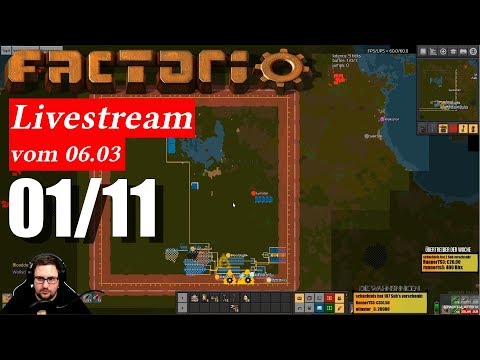 ⚙️ Factorio Livestream vom 06.03 #01 ⚙️ let's play Deutsch