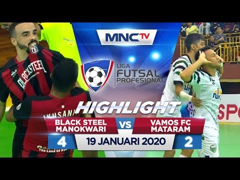 BLACK STEEL MANOKWARI VS VAMOS FC MATARAM (FT: 4-2) - Highlights Liga Futsal Profesional 2020