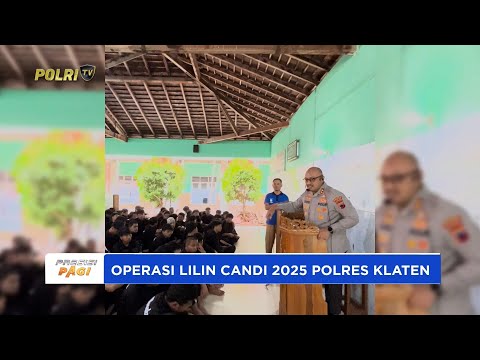 POLRES DAN POLSEK JAJARAN KLATEN MEMBINA PARA PELAJAR ANTISIPASI LIBUR PANJANG NATARU