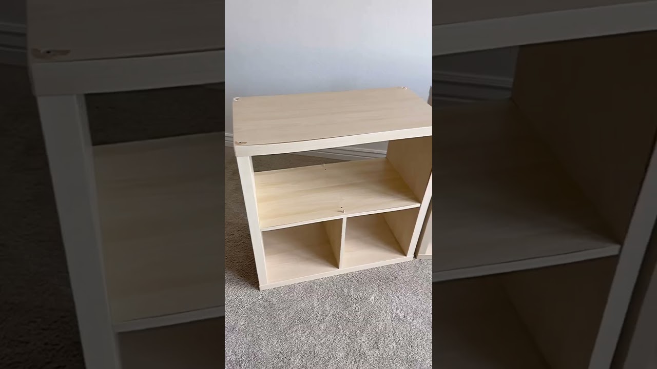 DIY IKEA Kallax Cube Shelf Hack