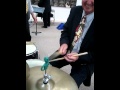 drummer Jeff Hamilton plays his high hat/alien dancing (fixed)