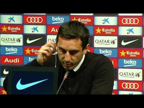 Gary Neville on Valencia's gameplan at Barcelona