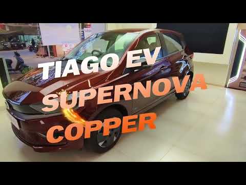 TIAGO EV 2025 | New SuperNova Copper Colour + On Road Price | Features
