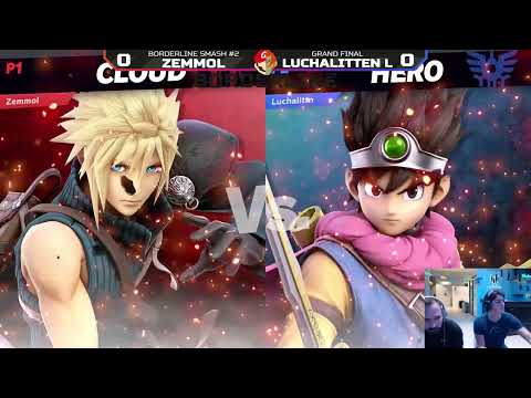 Borderline Smash #2: Grand Finals - Zemmol (Cloud) vs Luchalitten (Hero, Incineroar, Wii Fit)