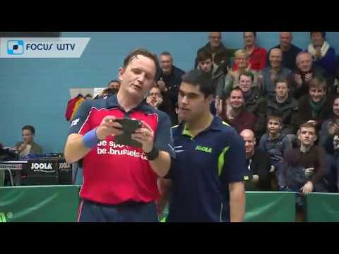 Florian Van Acker joue contre Jean-Michel Saive, son idole ! - Reportage de Focus & WTV