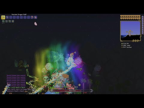 Every Boss In terraria VS The Stardust Dragon, Master Mode