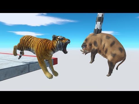 DON'T FALL INTO THE BLENDER CHALLENGE💥 | ARBS   - Animal Revolt Battle Simulator