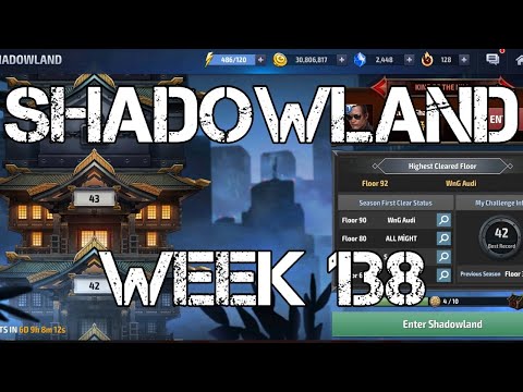 CLEARING SHADOWLAND BEFORE V710 UPDATE WITH ALL UNIS WEEK 138 MARVEL FUTURE FIGHT