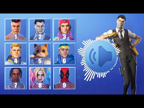 GUESS THE FORTNITE SKIN BY THE DANCE - #3 - FORTNITE CHALLENGE | tusadivi