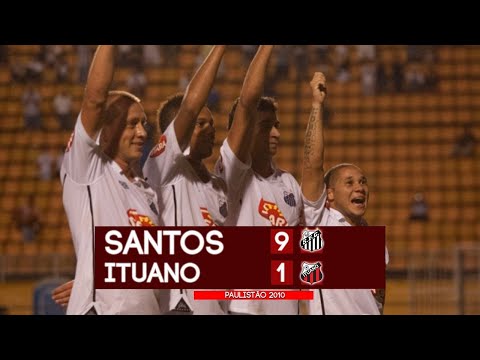 [Memória Santista] Santos 9 x 1 Ituano - Campeonato Paulista 2010 - Jogo Completo
