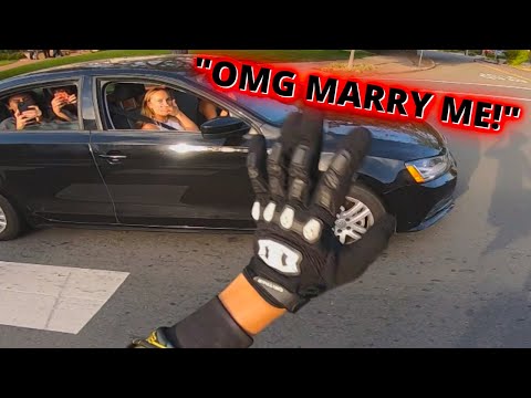 Girls Love My E-Bike // Street Riding 72v Sur Ron BAC4000