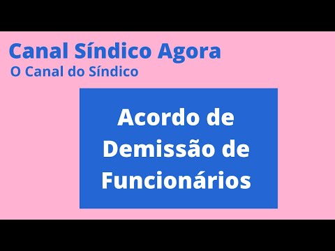 Acordo na Demissão de Funcionários