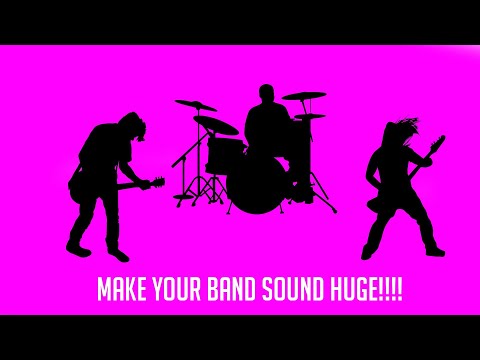 Sound huge! Improve your tone on your 3 piece band