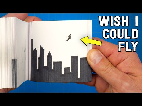 Flying FLIPBOOK // Ever wished you could fly?