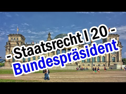 Constitutional Law I 20 - The Duties of the Federal President