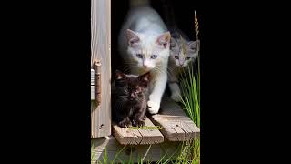 Ele estava tão cansado 🥺 #cats #meow #happy #cute