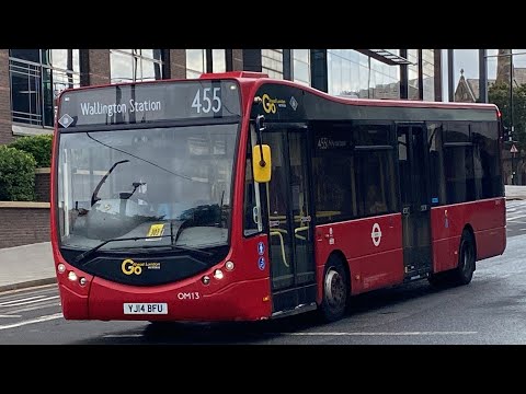 Optare MetroCity Go Ahead London Metrobus OM13 YJ14 BFU Route 455