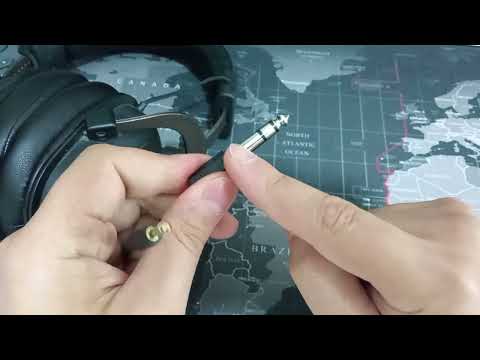 Если проблема с переходником 4pin jack 3.5 на 6.3 в звуковую карту