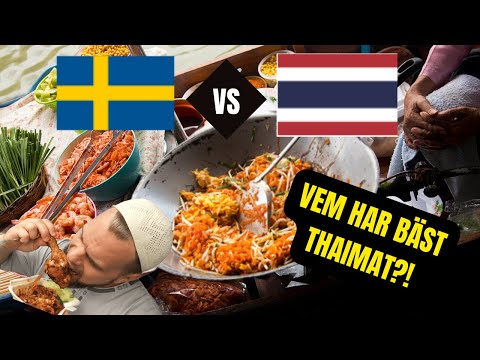 VEM HAR BÄST THAIMAT?! VI ÅKER TILL THAILAND!!! (SVERIGE VS THAILAND)