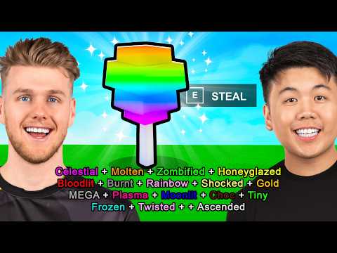 STEALING the RAREST Fruits in Grow a Garden!