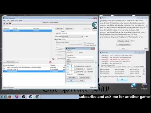 Multilevel pointer & Cheat Table Cheat Engine 6.6