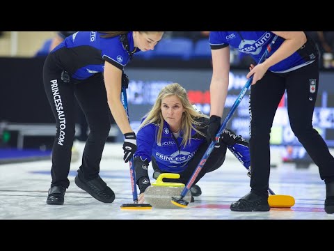 Jennifer Jones' great shot sets the table to score three | HearingLife Tour Challenge Highlights